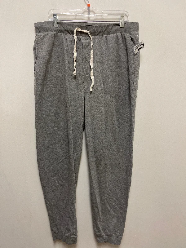 Cozy sweatpants pants for lazy Sunday mornings -Pants Lounge By Apt 9 In Grey, Size: 12