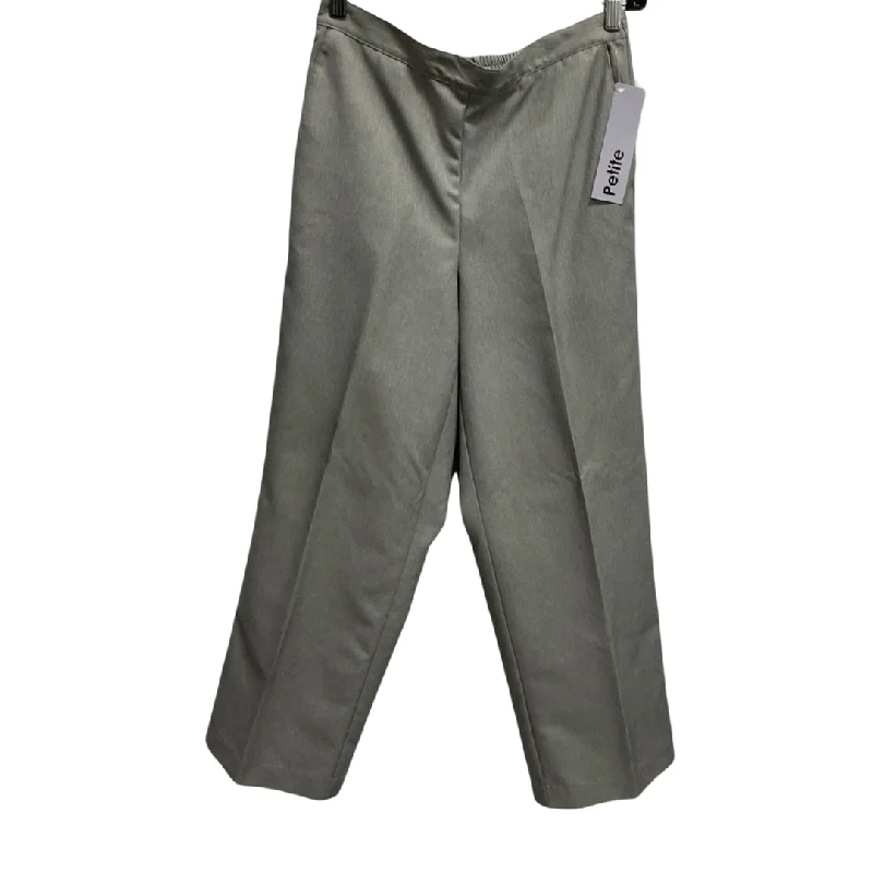 Insulated snow pants for winter outdoor fun -Pants Chinos & Khakis By Alfred Dunner In Grey, Size: 10p