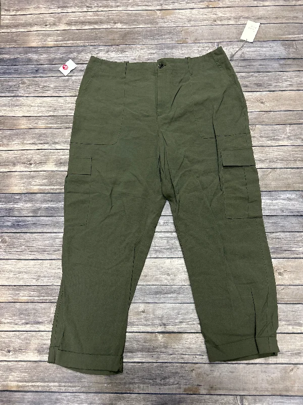 Affordable denim pants for everyday rugged use -Pants Cargo & Utility By A New Day In Green, Size: 16