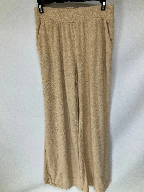 Athletic track pants for running training days -Pants Lounge By Aerie In Tan, Size: S