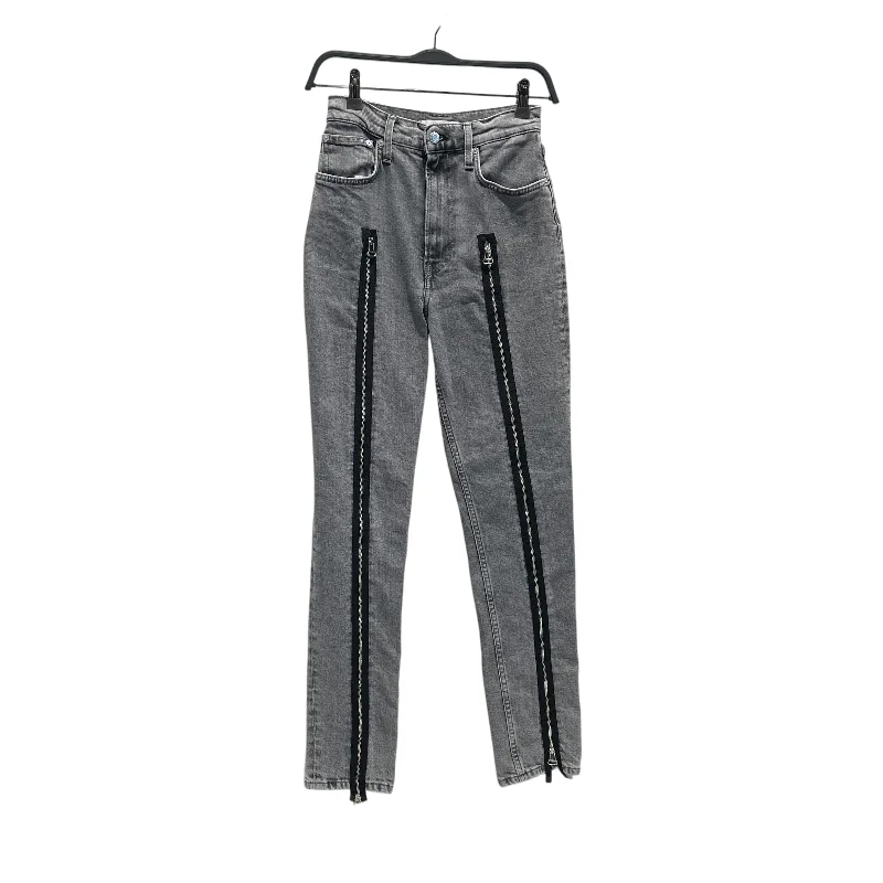 Stretch Jeans for Flexibility -Helmut Lang/Skinny Pants/14/Denim/GRY/Zipper Pants