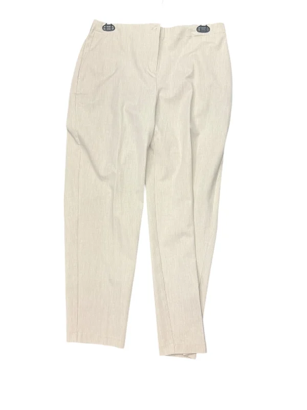 Weatherproof hiking pants for all-season trail use -Pants Chinos & Khakis By J. Jill In Tan, Size: 16l