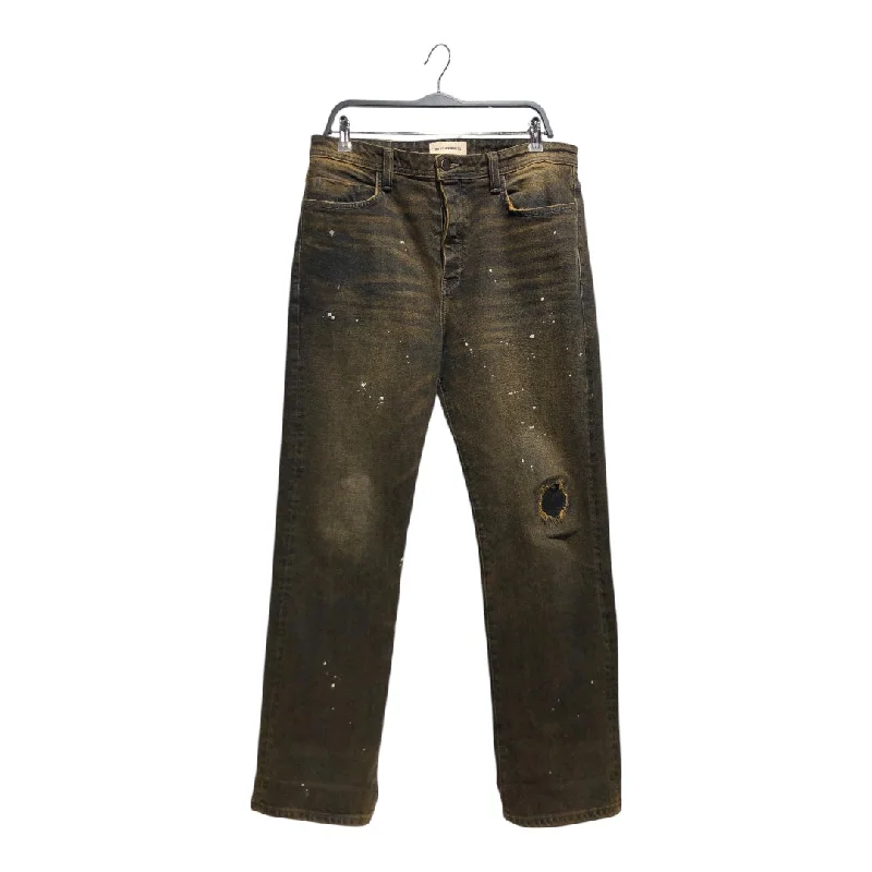 Recycled Jeans for Green -BARE KNUCKLES/Straight Pants/Denim/MLT/Button Fly/