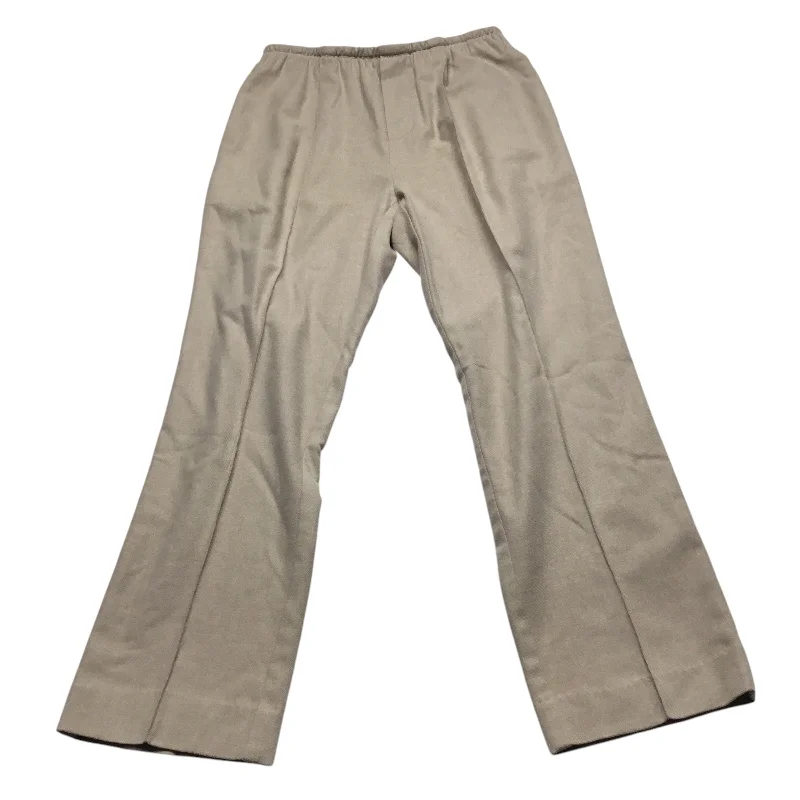 Designer jogger pants for upscale street style -Pants Linen By Vince In Tan, Size: M