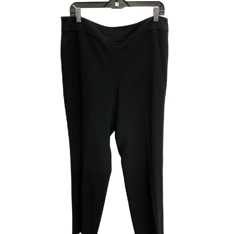 Classic straight-leg pants for versatile daily wear -Pants Dress By Ann Taylor In Black, Size: 14