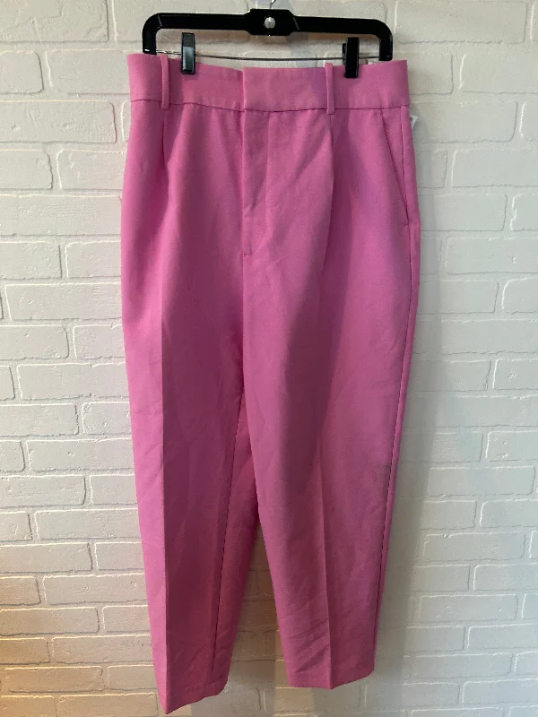 Rugged ripstop pants for extreme adventure durability -Pants Dress By Zara In Pink, Size: 14