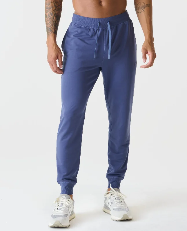 Breathable chino pants for warm climate comfort -Redondo Jogger Nightshadow