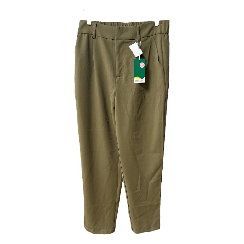 Eco-friendly hemp pants for sustainable clothing choices -Pants Dress By Cmc In Green, Size: 12