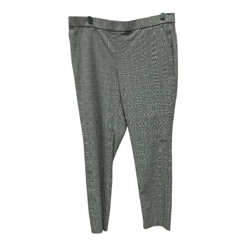 Soft jogger pants for relaxed weekend lounging -Pants Cropped By Anne Klein In Grey, Size:12