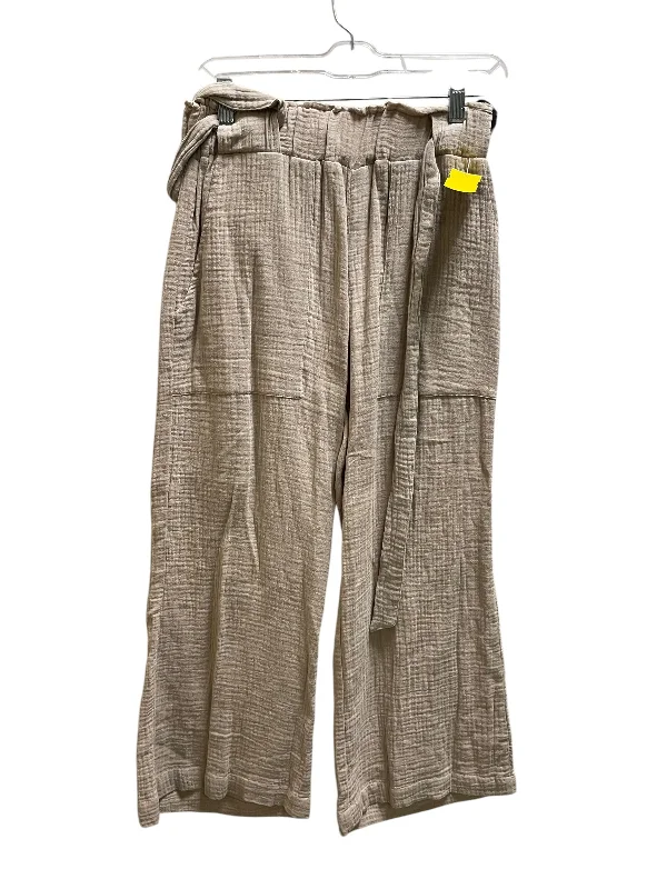 Lightweight travel pants with wrinkle-free fabric -Pants Other By Banjanan In Brown, Size: S