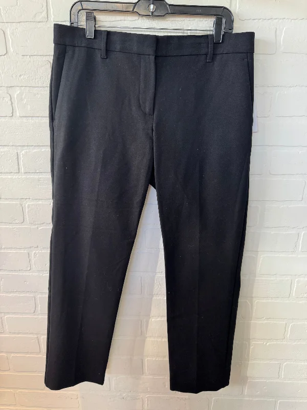 Lightweight travel pants for long flight comfort -Pants Cropped By Ann Taylor In Black, Size: 8