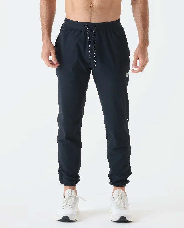 Soft cotton pants for sensitive skin comfort -Luka HD Jogger Black