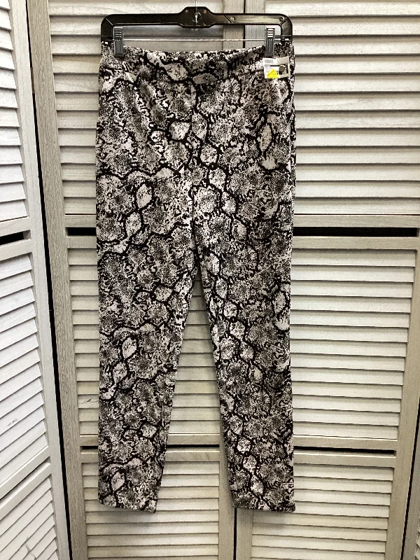 Tailored wool pants for sharp winter dressing -Pants Dress By Express In Snakeskin Print, Size: 4