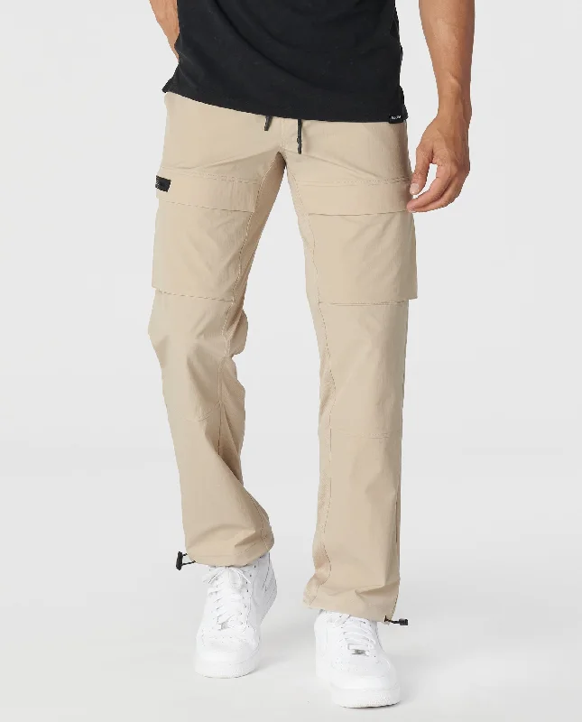 Quick-dry travel pants for adventurous globetrotters -Crosswind Cargo Pant River Rock