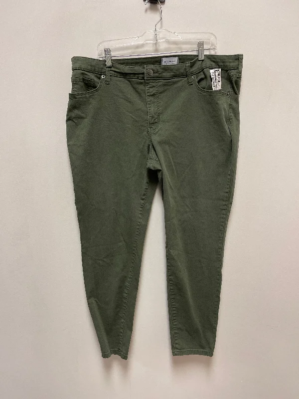 Reinforced knee pants for tough outdoor tasks -Pants Other By Crown And Ivy In Green, Size: 18