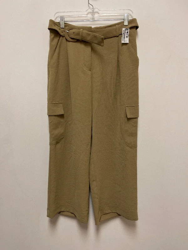 Flowy wide pants for artistic bohemian vibes -Pants Other By Express In Green, Size: 8