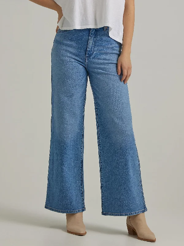 Zipper Fly Jeans for Convenience -Worldwide Wide Leg Jean - No Intentions