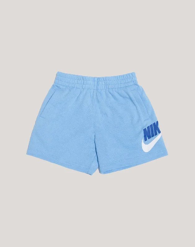 Comfortable lounge shorts for men with soft fabrics for relaxation after a long day-Nike Club French Terry Shorts Pre-School