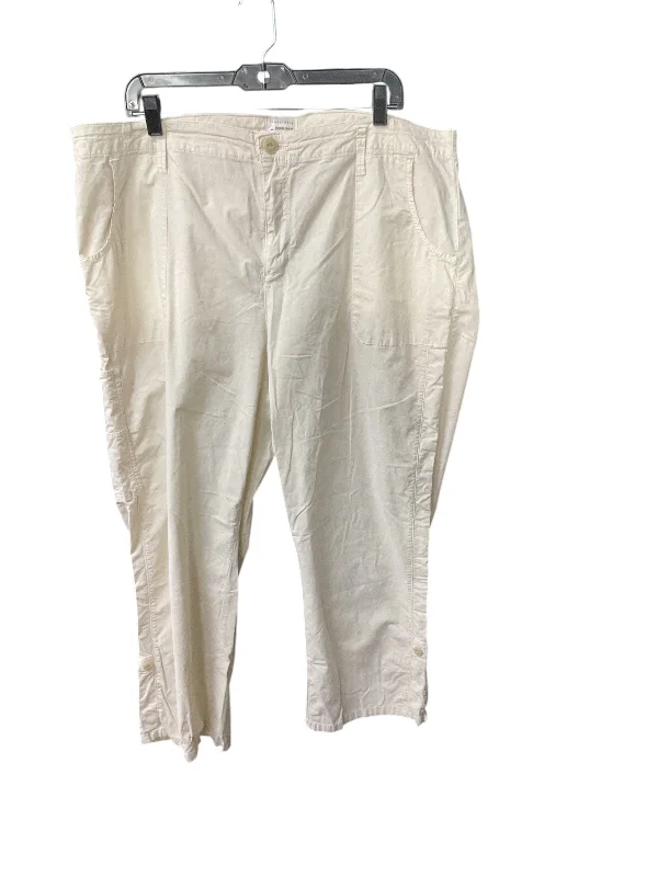 Durable twill pants for tough outdoor jobs -Pants Cargo & Utility By Sanctuary In Beige, Size: 18