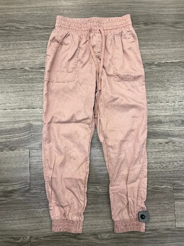 Durable cargo pants for outdoor hiking adventures -Pants Joggers By A New Day In Pink, Size: Xs