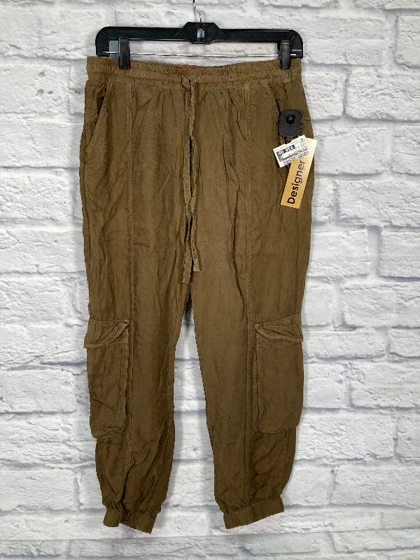 Stylish flare pants for retro party looks -Pants Cargo & Utility By Johnny Was In Green, Size: 2