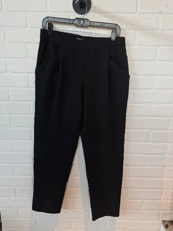 Stylish cropped pants for warm season trends -Pants Lounge By Eileen Fisher In Black, Size: 4