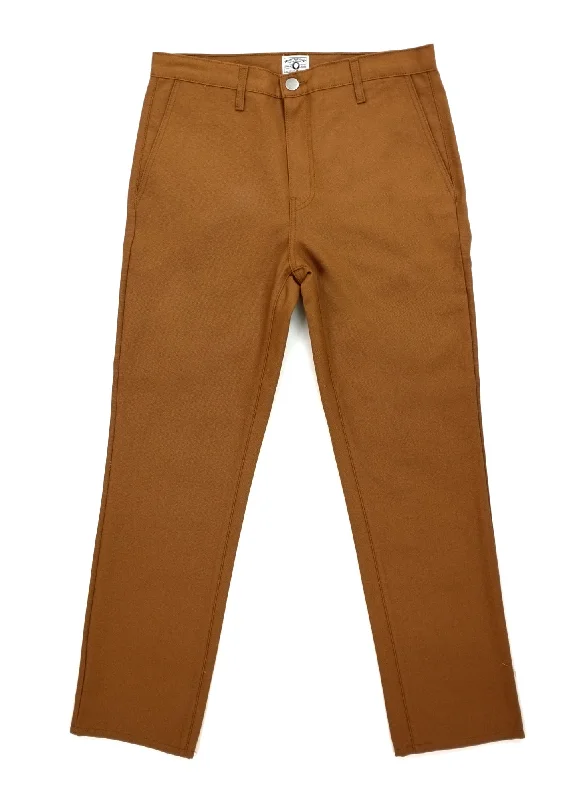 Reinforced cargo pants for heavy-duty field work -TOBACCO | CANVAS WORKWEAR CHINO