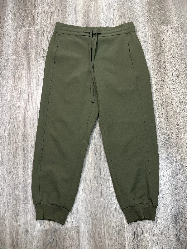 Lightweight culottes pants for summer fashion flair -Pants Joggers By Prologue In Green, Size: M