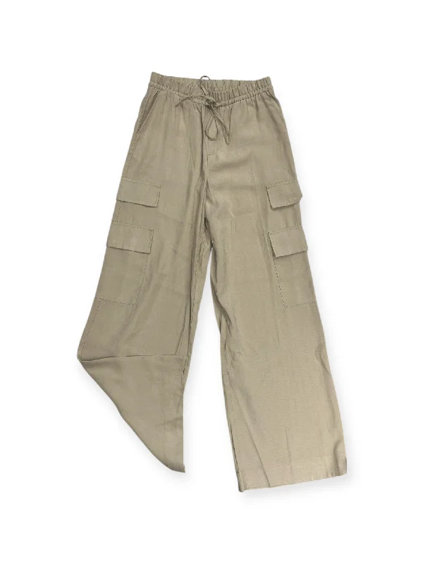 Relaxed chino pants for casual Friday offices -Pants Lounge By A New Day In Tan, Size: S