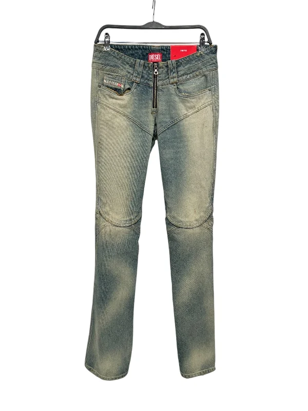 Cuffed Jeans for Stylish Touch -DIESEL/Bootcut Pants/26/Denim/BLU/Flare,knee pads,exposed zip