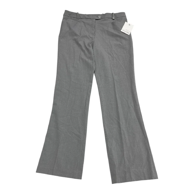 Heavy-duty ripstop pants for extreme hiking durability -Pants Dress By Calvin Klein In Grey, Size: 6