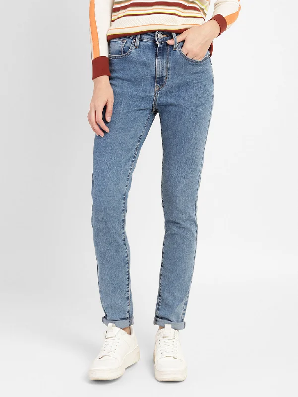 Faded Jeans for Laid-back -Women's High Rise 721 Skinny Fit Jeans