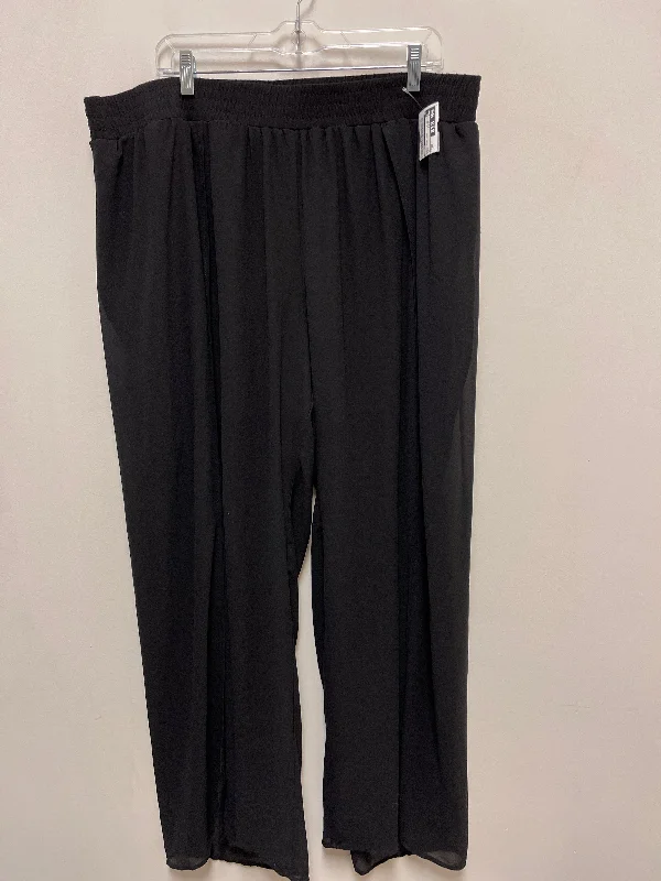 Stylish wide-leg pants for bold evening looks -Pants Wide Leg By Torrid In Black, Size: 20