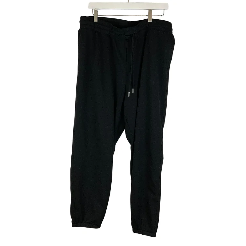 Vintage denim pants for timeless rugged style -Pants Lounge By H&m In Black, Size: Xl