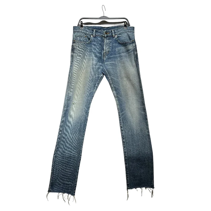 Designer Jeans for Luxury -SAINT LAURENT/Skinny Pants/31/Denim/IDG/PAISLEY REPAIR