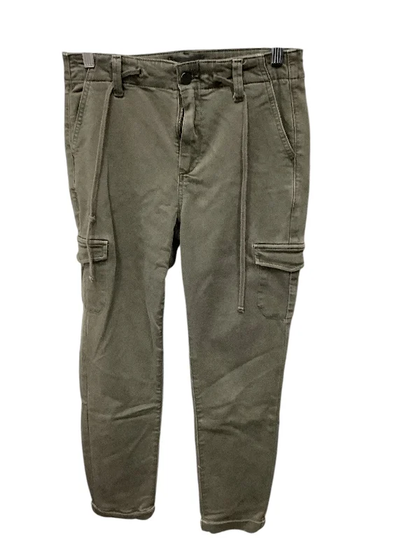 Tailored khaki pants for smart casual attire -Pants Cargo & Utility By Paige In Green, Size: 2