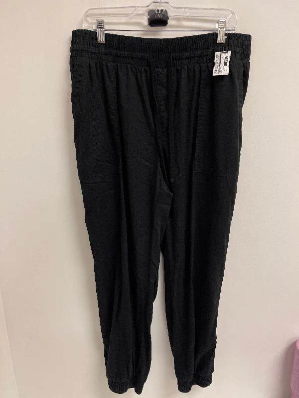 Cozy fleece pants for cold winter nights -Pants Other By A New Day In Black, Size: 12