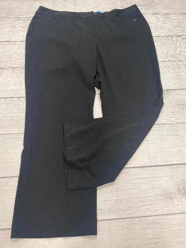 Breathable chino pants for warm climate comfort -Pants Dress By Talbots In Black, Size: 22