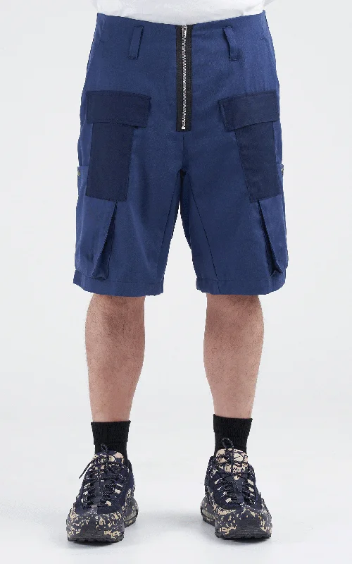 Best casual shorts for men with a stylish and functional design for everyday use-1. "PARELLEL" Cargo Shorts - BLUE