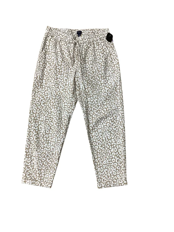 Windproof pants for chilly outdoor activities -Pants Linen By J. Crew In Cream, Size: 6