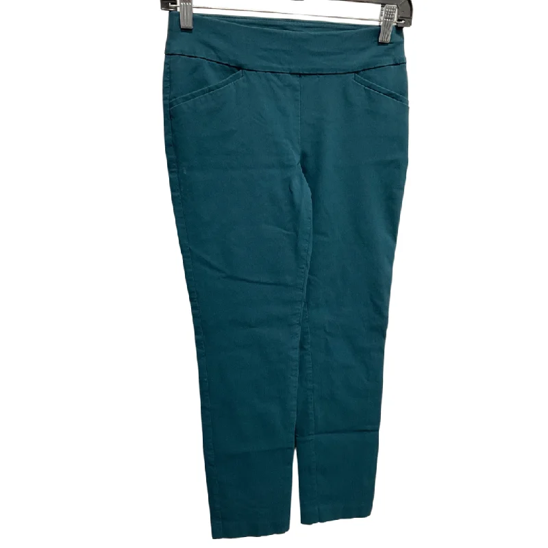 Adjustable waist pants for custom fit ease -Pants Chinos & Khakis By Talbots In Teal, Size: 2p