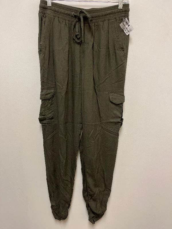 Quick-dry cargo pants for fishing trip practicality -Pants Other By Clothes Mentor In Green, Size: 8