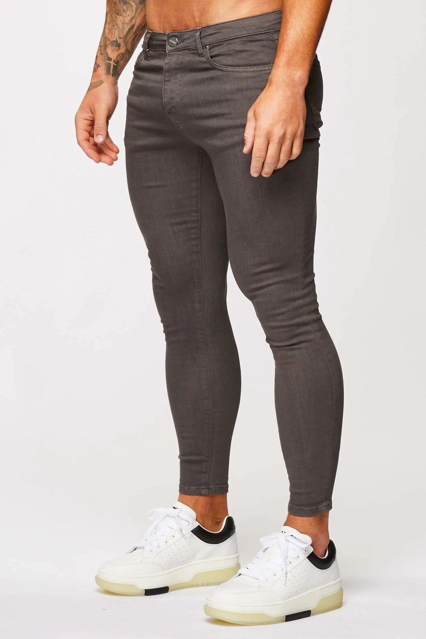 Hiking Jeans for Trail -SKINNY FIT JEANS - GREY