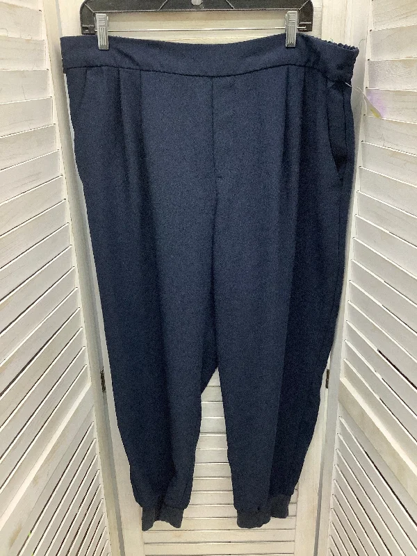 Soft stretch pants for all-day wear ease -Pants Wide Leg By Gap In Navy, Size: Xl