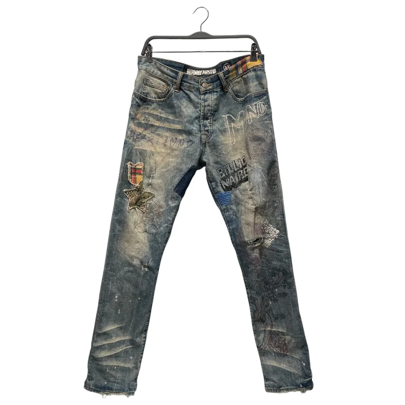 Fashion Jeans for Trendsetter -BILLIONAIRE BOYS CLUB/Skinny Pants/32/Denim/BLU/All Over Print/