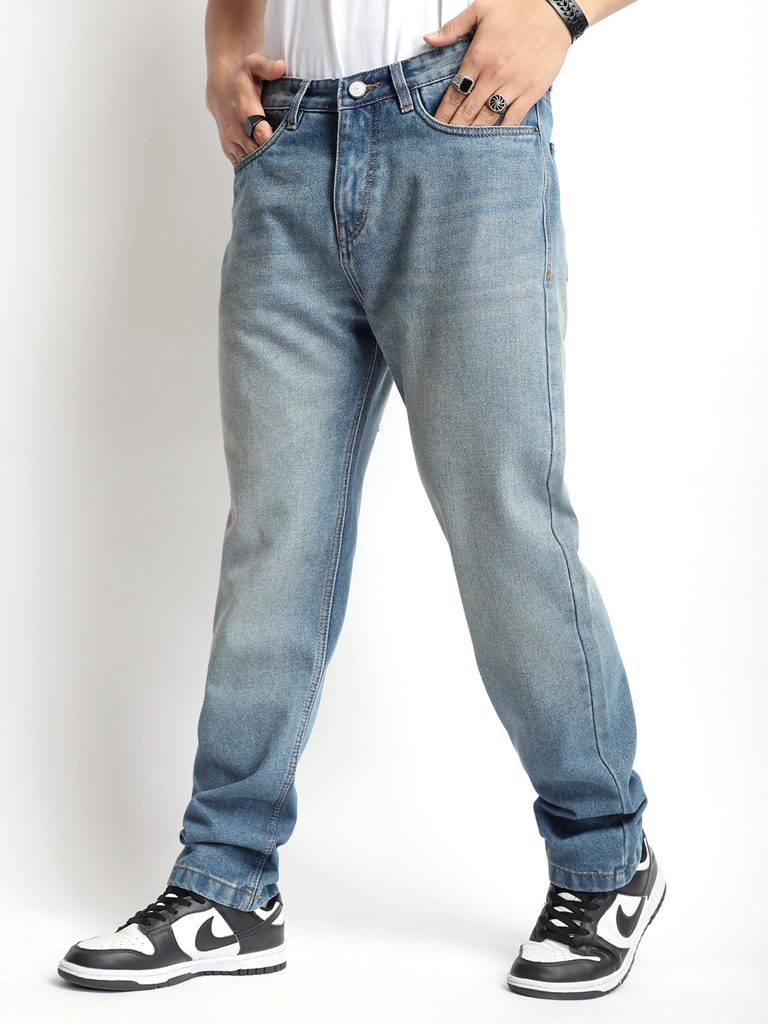 Black Jeans for Formal Look -Stitch ford Tint Blue Denim Jeans