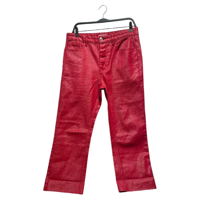 Business Jeans for Dressy -VALE/Straight Pants/S/Denim/RED/