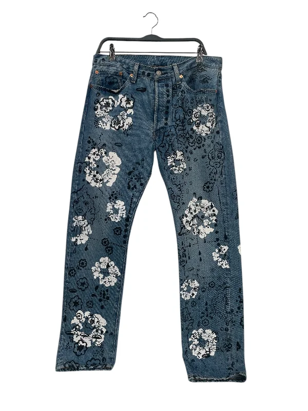 Hiking Jeans for Trail -DENIM TEARS/Pants/33/Denim/BLU/All Over Print/irak