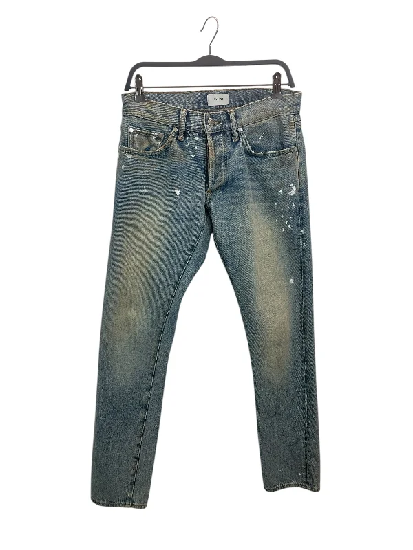 Raw Denim Jeans for Authentic -RHUDE/Skinny Pants/29/Denim/BLU/Button Fly/RHUDE JEANS | RN 163181