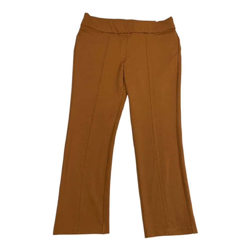 Relaxed fit pants for laid-back comfort wear -Pants Dress By Lane Bryant In Tan, Size: 20